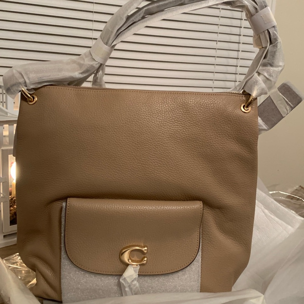 Coach Remy Hobo Bag in Taupe - NWT